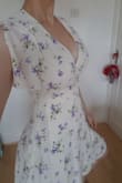 I love this dress so much! It has the prettiest floral pattern that I've ever seen on a dress. The material is soft and flowy, and makes you feel beautiful! I couldn't recommend the dress enough. 

There's such a vast difference between sizing on the site, that I'd be wary ordering dresses (especially if you will have to pay expensive customs charges) due to the unreliability. However, I can definitely vounch for this dress; it's beautiful, comfy and true to size! - Georgina H.