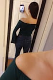 This shirt is very soft and the shoulders stayed in place without having to constantly adjust them. I love that this shirt can be used as a dressy or casual outfit. - Melissa H.