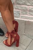 They were the prettiest color wine red ever, and looked SO flattering on!!! Definitely recommend. - Ana C.