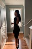 The dress was exactly like the picture! :) I loved the fit of the dress, very slender and sleek. So sexy! I got so many compliments! I did have to get the dress hemmed because it was a little long for my liking. Other than that I totally recommend getting this dress!:) - Melissa B.