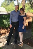 Bought this little number to wear to a wedding but it makes a great date night outfit too! Fits like a glove. Only annoyance was the little chest fold, it likes to not stay where it's supposed to. - Hannah R.