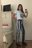 The pants fit great, a little snug in my true size but nothing I won't continue to wear. So retro wearing Jordache after all these year, I feel like I'm 13 again!! - Melissa F.