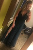 Took a chance on this dress after seeing a review with very similar body measurements. I needed a dress for a wedding and I was running out of time so I paid $25 for one day shipping and hoped for the best. Well to say it worked out would've an understatement because this dress exceeded my expectations. It was literally EVERYTHING I was looking for and more. The green color is beautiful and it was perfect for a fall wedding. The length and the tulle gave the dress the magical and romantic vibe I was looking for and I felt like a Princess esp considering I was complimented all night long. The only thing I had to do was sew the slits in the dress down a little because they came up too high for my liking! Definitely take a chance on this dress because I am so glad that I did!! - Stephanie S.