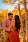 I bought this in an XS, and it was still very long, the shoulder straps fell a few times, and the breast part was quite loose. However, I paired it with some stilettos and wore it for a fall engagement shoot. The dress is beautiful and looked very elegant in the shots. - Bree W.