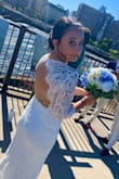 I absolutely loved wearing this dress on my wedding day. It fit true to size, and I recieved so many compliments! Such a good deal, and I'm so happy with how it made me look and feel. - Brianna R.