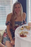 Perfect length for flats or small heals. Wore to a bridal shower and it worked great. No complaints! - Sarah T.