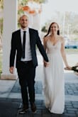 I wore this for my courthouse wedding and it was perfect. Received so many compliments! It fits true to size. - Meredith A.