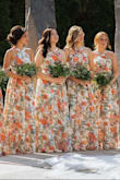 When looking for bridesmaids dresses I knew I wanted something less traditional and something more unique, so I immediately bought these dresses for my bridal party. Fit: Ran slightly big for me...Ran small for the rest of the bridal party. I ordered 2 sizes per girl and when they came I tried on the XS that had come for one of them. I wanted to see how it fit & make sure it was comfortable. It was. It was light and airy and being a summer wedding, it was very comfy.
The XS was a little large, but I could get away with just a hem if I wanted. To make it perfect though, the straps and waist/sides would also have to be taken in. The dresses are also very long so if you are not tall, it will need to be hemmed but that's a cheap fix honestly so definitely worth it. My bridal party just tried them on this weekend and most actually said it ran too small for them. If they were normally an XS, they had to get small. If normally a medium, they had to get large. Especially those with larger chests, which I had 3. They all had to go up a size as the waist has no give and dug into them. Color: The color is off. It's more saturated. This happens to work for me better, but it is not as pastel as the stock photo so be aware. Length: Great for taller women. Will need to be hemmed if you are on shorter side. Bottom line: Worth the buy! - Laura F.