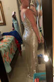 Perfect fit. A little scratchy but it is the star of the show. I never want to take it off! - Lisa L.