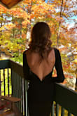 Ordered this dress at the last minute, and couldn't have been happier! The dress was a little longer than I expected, hitting me just below the knees, but the slit up the back made it easier to move around in. It did bunch up around the waist with a lot of walking, but it was easy to smooth back down. Made with great quality, thick material that wasn't see-through. A new staple for my closet! - Kylie C.