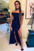 I was scared ordering this online because I'm a very tiny person and sometimes things can run big on me. This dress however fit amazingly well it was really snug on my body especially on my waist and butt area. It was a super simple dress which I liked and I really enjoyed wearing this dress. Only "con" is that the dress was long and I had to hold it the entire time to walk. Other than that, love this dress. - Zaria M.