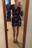 Wore this to a wedding towards the end of summer and it was perfect! It was comfortable and flattering. Easy to dress up or layer with tights and boots when it gets cooler out. - Tara E.