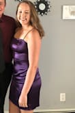 I wanted a cute little fitted dress for my senior homecoming and this was perfect. Fits true to size. I loved the quality of the fabric for the awesome price. - Emmaley F.