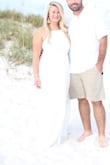 I wore this dress for beach pictures with my family/boyfriend! It was BEAUTIFUL. The fit was perfect and the length was a tad long with sandals but perfect with wedges. (I am short however, 5'4") it was everything I wanted for pics on the beach!! Totally recommend!! - Rebecca C.