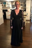 Ordered a medium, Loved this dress!! It's absolutely gorgeous and fits so comfortably! I had to get it hemmed up a little bit, I just have short legs! - Melissa E.