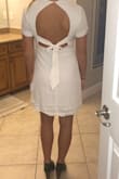 Another winner! I purchased this dress for my wedding lingerie shower and it's just perfect. It's comfortable, flowy, and the open back gives it the perfect touch. - Alyssa B.
