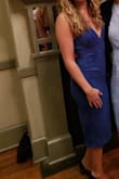 This dress is a perfect combination of sexy and appropriate. I love the material, inside and out; it has some stretch to it which made me feel comfortable, I think with a smaller size I wouldn't have felt as adventurous at the dinner buffet! Overall so happy with this dress and can't wait to wear it again! - Katie B.