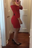 Dress is very form fitting and flattering- loved everything about it!! - Claudia C.