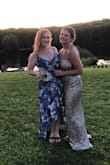 This dress fits wonderfully! The slit needs a tiny clip as it flares wide open in the wind (almost a peep show!) but otherwise, it was gorgeous and flows while walking and dancing! - Jonna A.