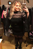 I'm very "hippy" so I was worried this wasn't going to fit. It fit perfectly! I wore it for my bridal shower and got so many compliments! - Danielle S.