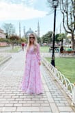 If you need to make a statement then this dress for sure would do it. I wore this dress to our trip to Istanbul & felt like a princess. - Nerzela H.
