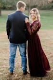 This dress fit me perfectly and worked great for my dressy session of my engagement pictures. It is very long and I did get it hemmed but almost every dress I buy that is the case because I'm short. Can't wait to wear this again. - Rebekah D.