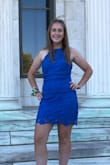 This dress was true to size and fit perfectly - Rebecca B.