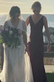 This dress tops any formal/ bridesmaid dress! The fabric is amazing quality. I was so nervous about purchasing a dress that I hadn't tried on but was blown away by the results. It photographed beautifully and I felt beautiful wearing it. I am 5'4 and did have the dress hemmed. I am a 32A and also had the straps tightened. Very minimal alterations! I absolutely recommended this dress! - JENNIFER T.