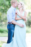 It's simply stunning! The color is exactly what I expected and hoped for! I wore it for a dance photo shoot as well as my engagement pictures! I could not be happier with my purchase! - Katie V.