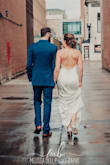 This dress is beautiful! I got it for our 1 year vow renewal but could easily be used as a wedding dress. I ordered a medium for the length. A small may have fit better so I did have to get it altered just to bring the sides in. Such a great material. Not see through at all. Highly recommend!!
Photo Credit: Melissa Bell Photography - Jessica N.