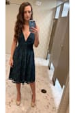 I wore this dress as a guest to a wedding and I LOVED IT! I did need to get tape your the chest area because it was a little loose but I got so many compliments! - Melissa G.