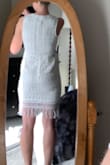 I love this!  It looks perfect for my rehearsal dinner and I will definitely wear it again after! It was loose enough that I could have gone down a size, but not loose enough to exchange. - Nicole M.