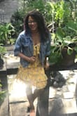 Loved this dress. I ordered medium but I think small would have been more fitted. I still loved the dress and looks good with heels, tennis or anything in general.
The ruffles make it very femenine. Looks just like the pic. - Marirl P.