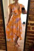The dress was PERFECT!  Which is saying a lot because I have ordered many dresses from Lulus and they rarely fit on the first try. However, the top was very loose. I had to use dress tape to stick it down.
Wouldn't have been able to wear a smaller size in the waist though. - Brittany S.