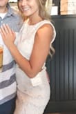 This is super cute and the material is so comfy. The top is thick enough to wear without a bra but you could get away with wearing one and hide the straps. My only complaint is it's long and didn't show hardly any middle. - Megan H.