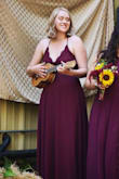 Wore this dress to a burgundy wedding and it was perfect! Love the color, quality, detail of lace on the dress, and the straps are adjustable which is awesome. I was comfortable all night! I originally ordered a large because I'm between sizes large and medium but it was too big. I returned it for a medium and the fit was just right! I did have to hem it an inch but that was only because I wanted to wear flats, otherwise with heels the length would have been spot on. Beautiful dress without paying a fortune. - Amberstar G.