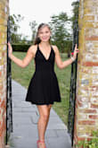The dress was super cute and made nicely. However, we did have to have the waist taken in and the straps adjusted for a better fit. My daughter was very comfortable in it all night after alterations. - Ruth C.