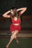 I absolutely love this outfit!!!! It hugs my curves in all the right ways!!! I want one in every color! It works well for busty girls. I'm technically a 32DDDD but they didn't have that size listed in the measurements. So if you're busty and curvy and want to look fly for a night out on the town, invest in this outfit!!! - Kaia C.