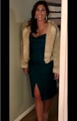 This dress is beautiful. It gives you a nice shape without being too revealing. I am pretty curvy so it seemed just a tad tight in the hips but the straps are adjustable which is a huge bonus to improve fit. Material is a little thin and wrinkles pretty easily but nothing a quick steam couldn't get out. The color is just like the picture. Perfect for winter/fall. - Alison S.