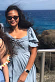 I like this dress but material is a bit warm for Hawaii weather. Good thing it was breezy that afternoon I wore it. I will have to wear it winter time here is somewhere in California or dinner with air con. - Janice S.