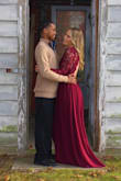 This dress looked gorgeous for my engagement shoot. It was a little loose in the arms, but felt great around the waist. I don't like heels so it was a little long but looked so beautiful either way! - Rebecca J.