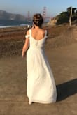 Felt like a princess on my wedding day. The dress fits perfectly! I wore flat shoes so I needed to have it shortened. Highly recommend for a beach wedding. - Jade W.