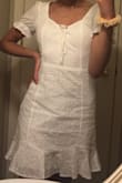 I bought this dress for my Halloween costume, but I will be wearing it furthermore. It fits my body very well & it's just so cute! I have long legs and the dress was an appropriate length. I would definitely recommend <3 - Essence H.