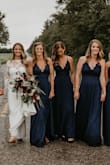 I wore this dress as a bridesmaid and it couldn't have been more perfect. It fit everywhere perfectly, just had to have it hemmed a couple inches. I got so many compliments on the dress. I loved it, absolutely loved it. - Jessica K.