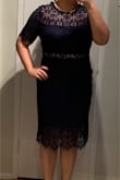 Needed a dress for an upcoming wedding on November and was looking between this one and a couple of others. This one is the absolute winner in so many ways. I am usually a large or XL. The XL is a tad big, but not big enough that I would exchange for a smaller size. it's not super stretchy, so a tad big might be good. The quality is great, the lace is super soft. The is also SUPER flattering. I feel so great in this dress and cannot wait to wear it out. - Meagan L.