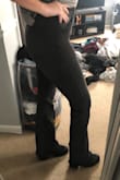 These jeans are great! I ordered a size 5 and I am 5'8" and 145 lbs. very comfortable fabric. For once in my life, jeans were long on me!! So cute with heels. - Molly M.