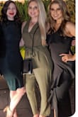 I love this jumpsuit, fit me in all the right places without being tight or clingy. I am smaller chested so I did pin it closed a little! It's light weight perfect for California Fall! - Samantha H.