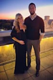 Wore this to a wedding 6 months pregnant and felt very pretty. I received a lot of compliments. It probably won't fix past my 6 month mark because I'm a size small usually. However, you might size up one if you're in your 3rd trimester. - Rina C.