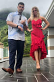This dress was perfect for a wedding I attended in Oahu this past November. Plus I felt like I real life emoji! - Lainey O.