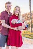I wore this dress for my holiday family photos and love the burgundy/wine color. The dress itself was a little shorter than I would have liked, but it fit my body perfectly and had that holiday card appeal that I was looking for. - Mallory M.